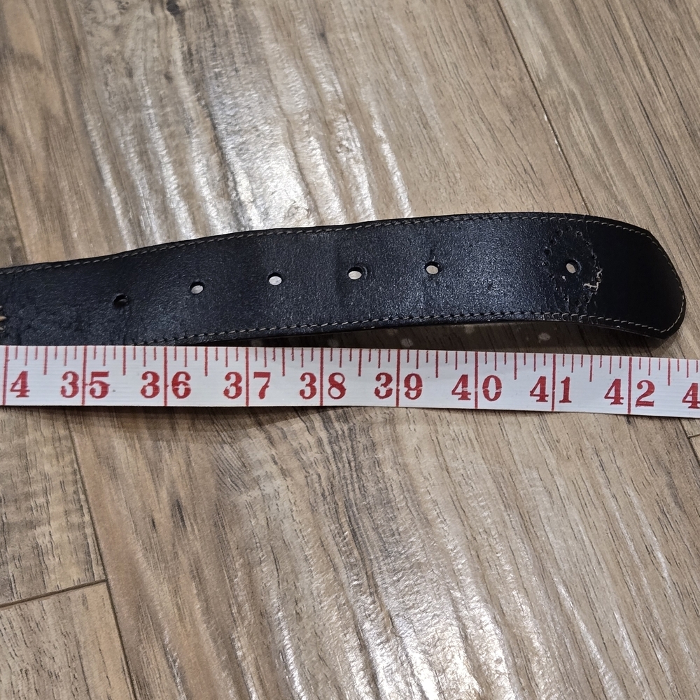 Signature by Levi Strauss Black and Brown Embroidered Belt - Picture 4 of 5